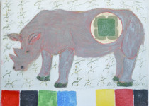 Krafttier Südliches Breitmaulnashorn, 2014