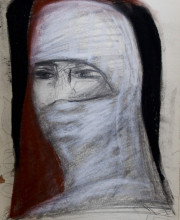 Frau in Essaouira, 1995