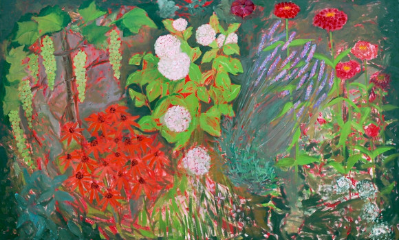 Sonnenhut, Hortensie, Zinnien, 2019